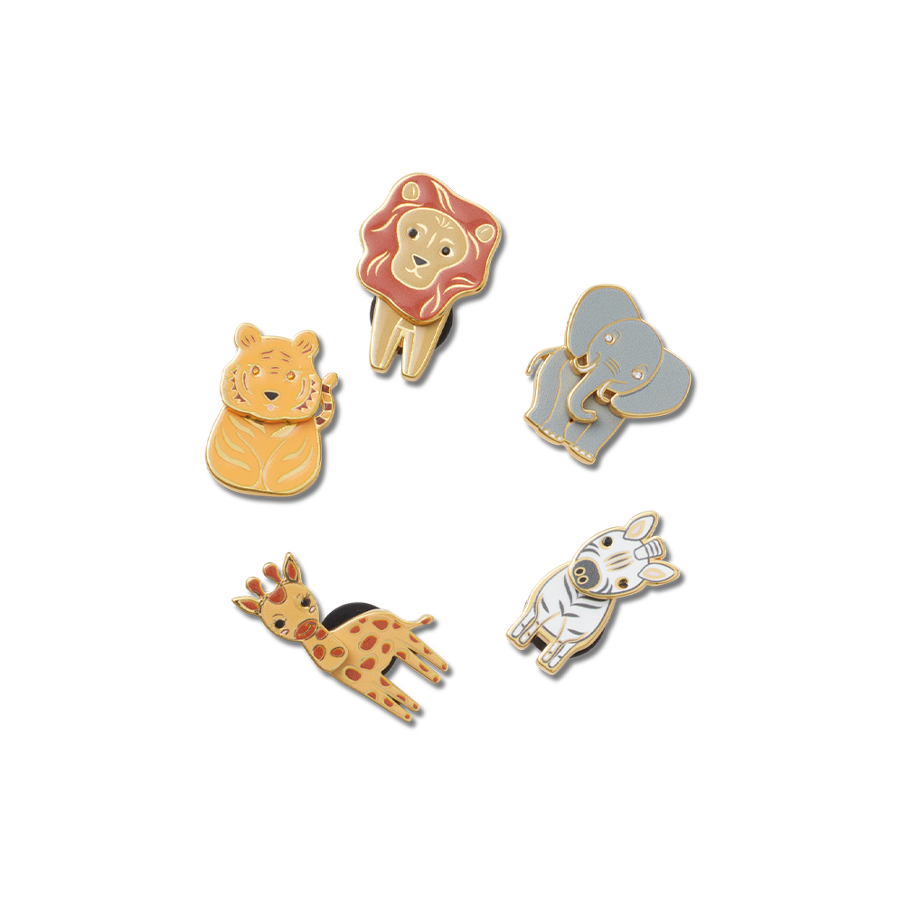 Jibbitz? Charm Enamel Safari Pack