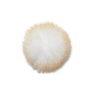 Jibbitz? Charm Tan Long Hair Puff