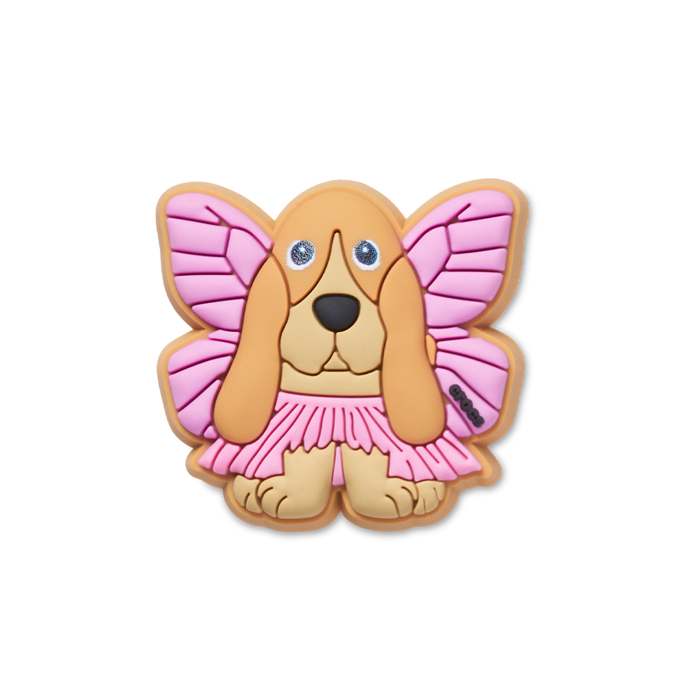Jibbitz? Charm Basset Hound Fairy