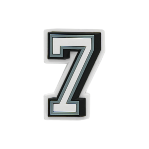Jibbitz? Charm B&W Number 7