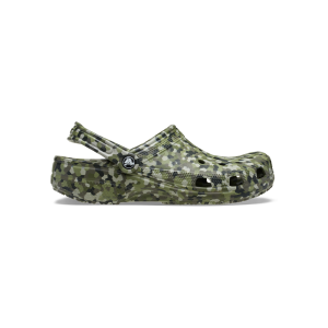 Classic Confetti Clog in Army Green Multi