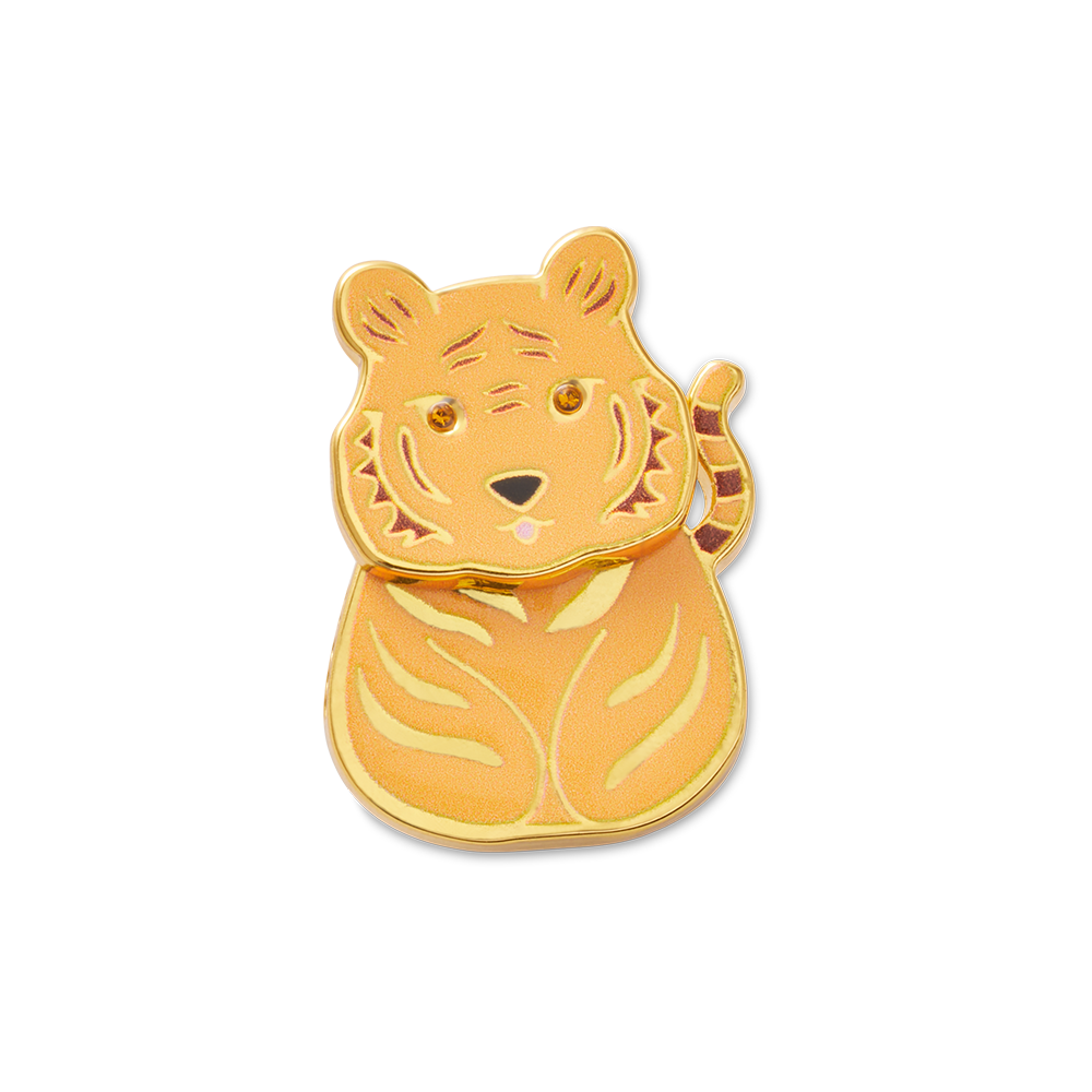 Jibbitz? Charm Gold Tiger - Image 4