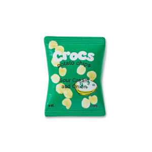 Jibbitz? Charm Green Chip Bag